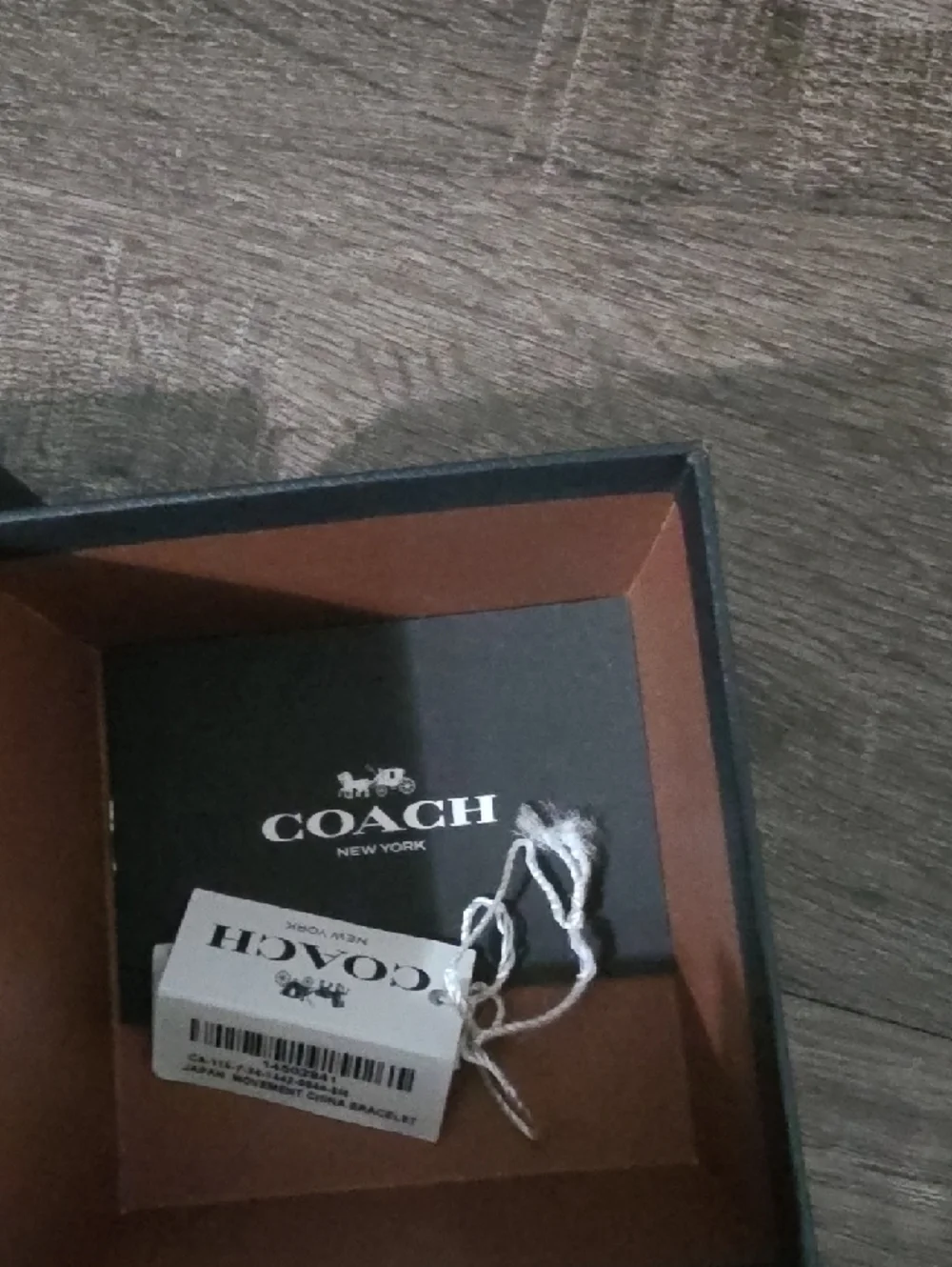 Coach Black Dial Watch with Rose Gold Accents - Picture 2 of 4